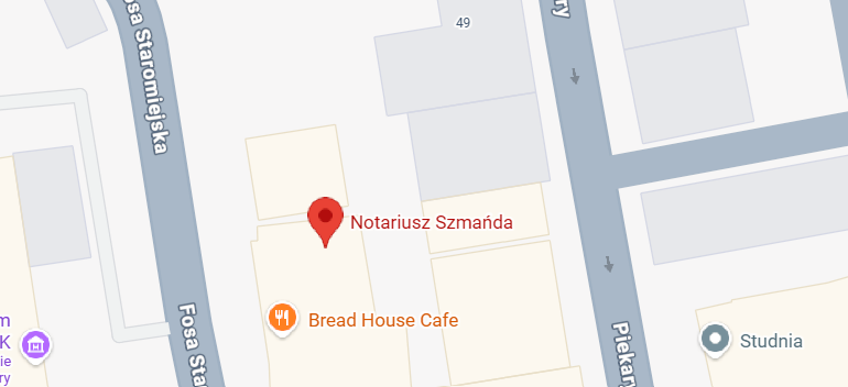 Mapa dojazdu do Kancelarii Notarialnej Joanna Szmańda w Toruniu